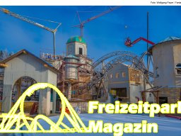 Aufbau des Themenbereichs „Sonnenbucht“ in FANTASIA (Januar 2025)